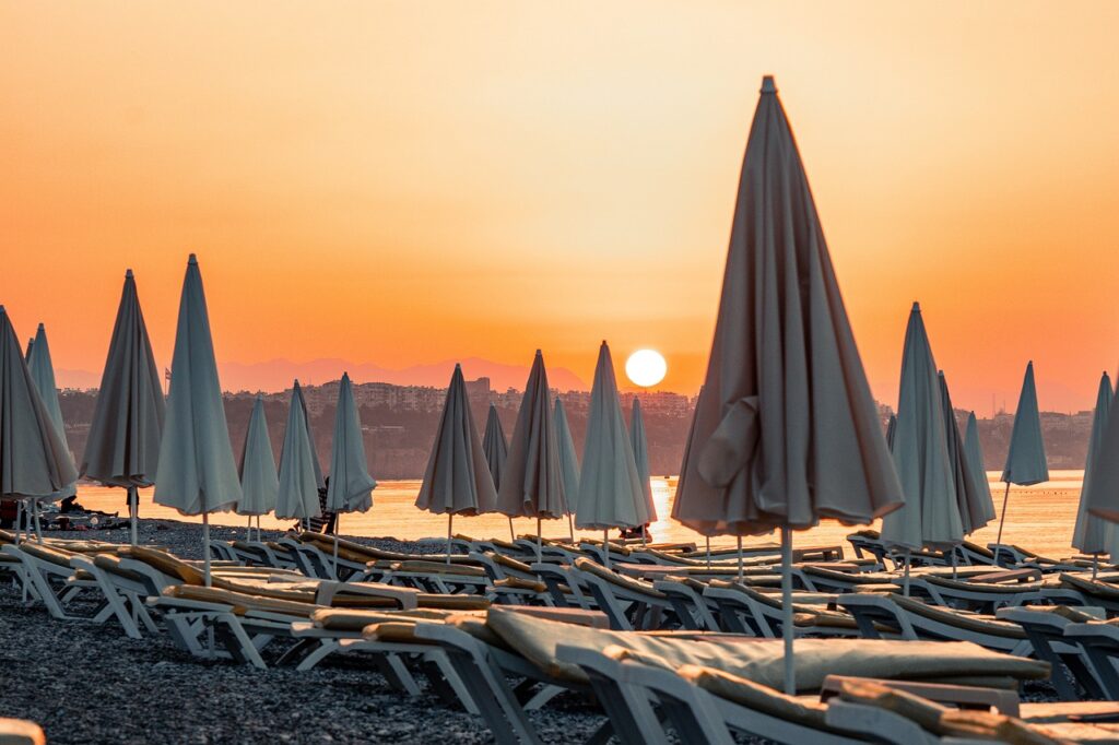 beach, beach resort, antalya